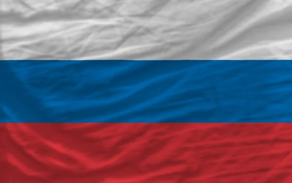 Komplett geschwenkte russische Nationalflagge als Hintergrund — Stockfoto