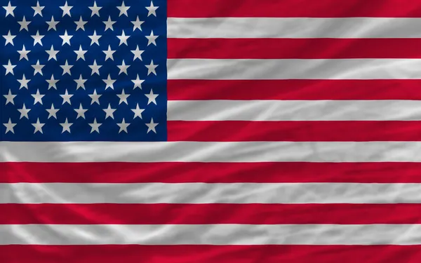 Complete waved national flag of america for background — Stock Photo, Image