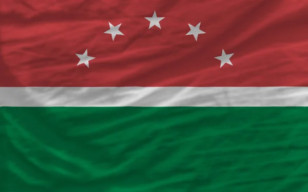 Täydellinen aaltoileva maghrebin kansallinen lippu taustaa varten — kuvapankkivalokuva