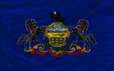pennsylvania eyalet Amerikan backgr için tam dalgalı bayrağı