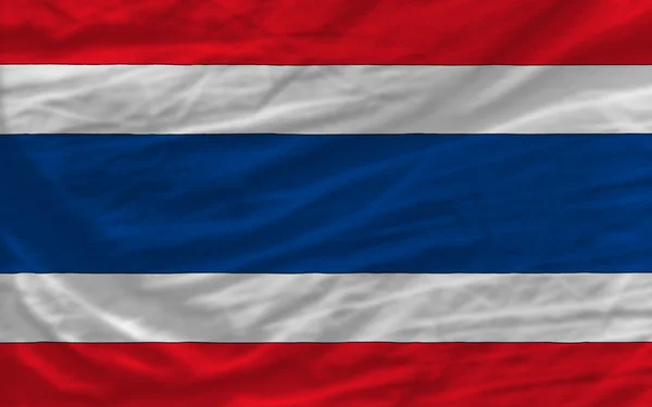 Bandeira nacional ondulada completa da Tailândia para fundo — Fotografia de Stock