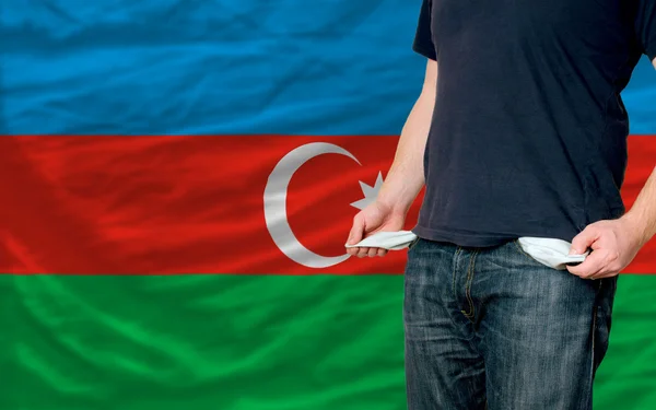 Lågkonjunkturen påverka ung man och samhället i Azerbajdzjan — Stockfoto