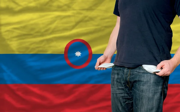 Wpływ recesji na młodego człowieka i społeczeństwa w Kolumbii — Zdjęcie stockowe