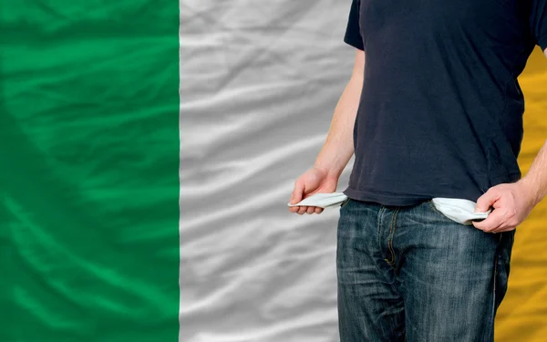 Wpływ recesji na młodego człowieka i społeczeństwa w Irlandii — Zdjęcie stockowe