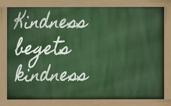 Expression - Kindness begets kindness — Stock Photo, Image