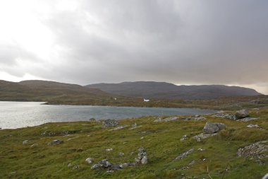 İskoç Isle of kıyı peyzaj