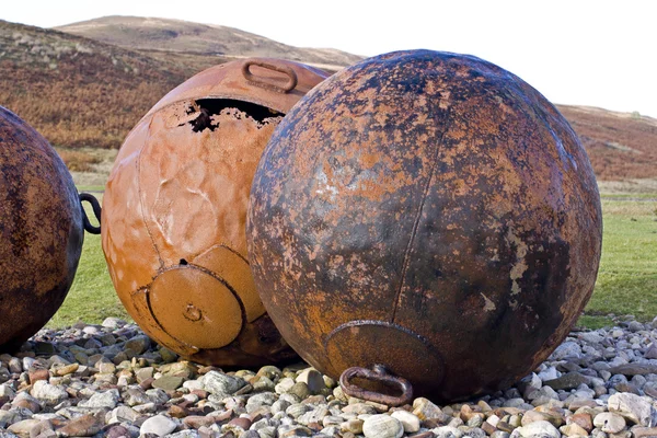 Stora bollar på skotska kusten — Stockfoto