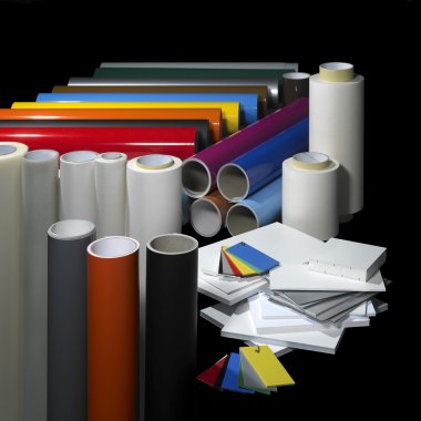 Sign making materials clipart