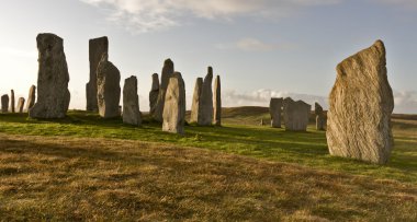 Standing stones of callanish clipart