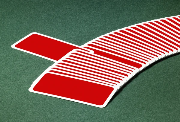 stock image Red playing cards