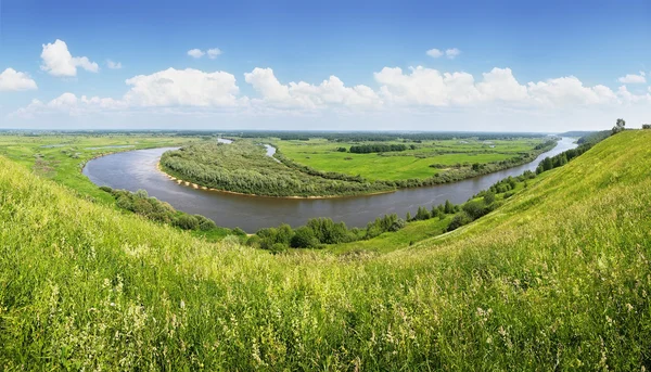 stock image Panorama of the river