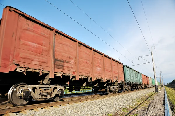 Trenes de mercancías — Foto de Stock