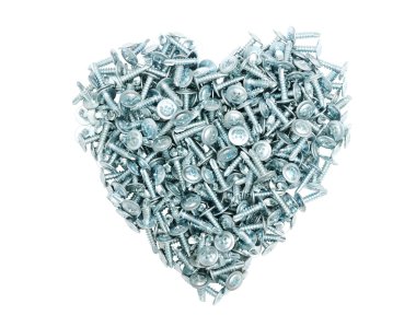 Metal heart clipart