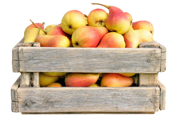 Pears in box — Stock Photo, Image
