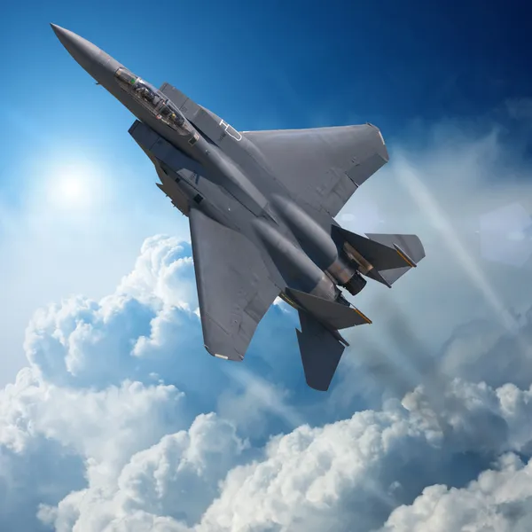 F-15 Eagle in high Attitude — Stock Photo, Image