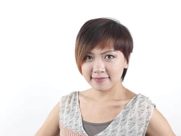 Asiatische chinesische Frau lächelnd — Stockfoto