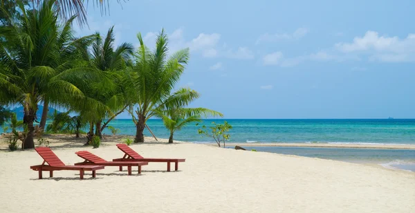 stock image Beach chairs