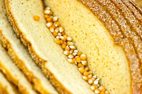 Kukuřičný chléb — Stock fotografie