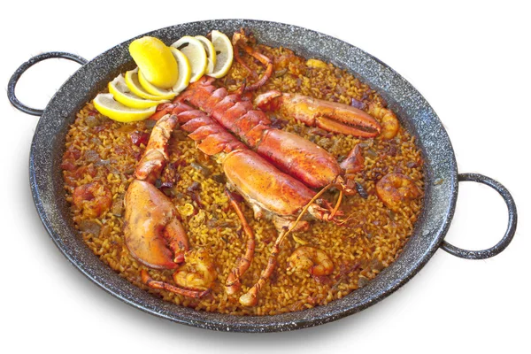 Paella homara — Zdjęcie stockowe