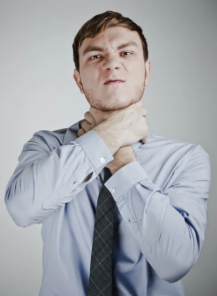 stock image Businessman hanged himself