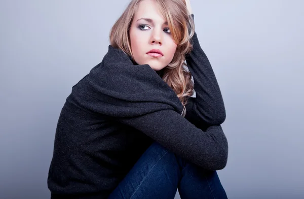 Woman Depressed — Stock Photo, Image