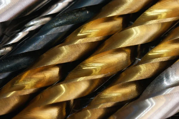 Різнокольорові шматочки металу в діагоналі Стокове Фото