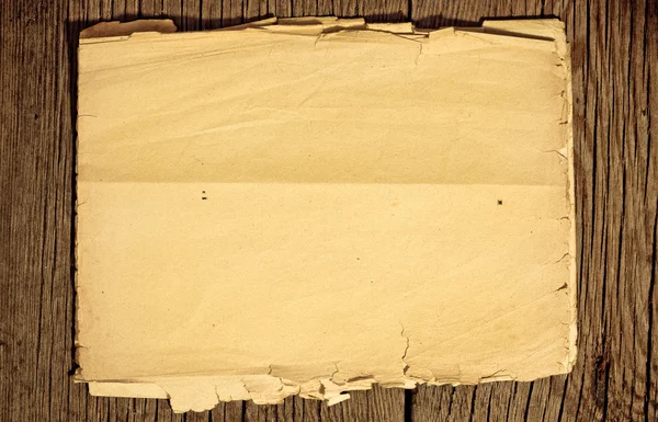 Papier op hout — Stockfoto