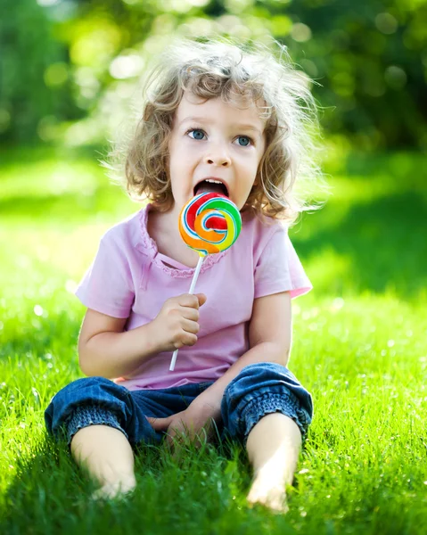 Dziecko pikniku — Zdjęcie stockowe