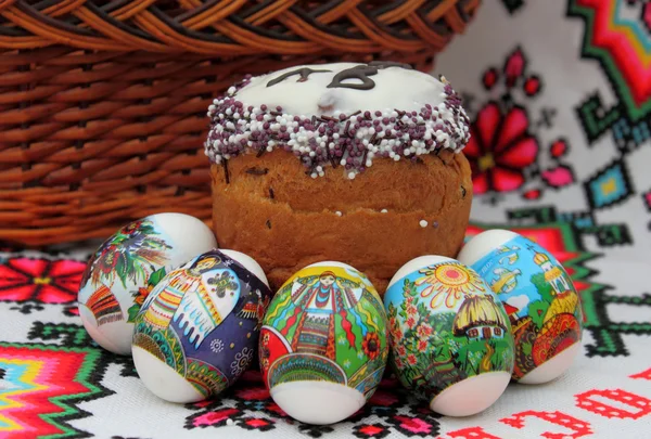 Ukraynalı Paskalya kek — Stok fotoğraf