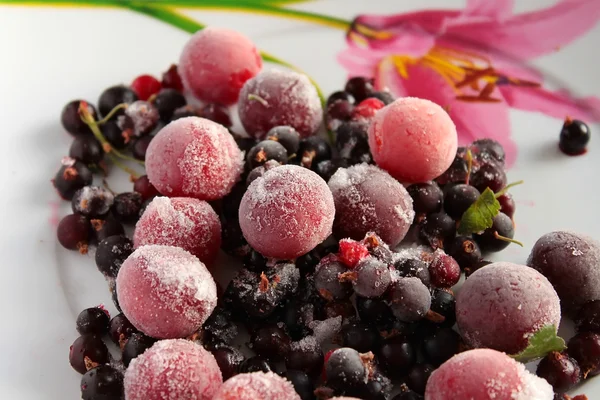 Заморожені фрукти — стокове фото