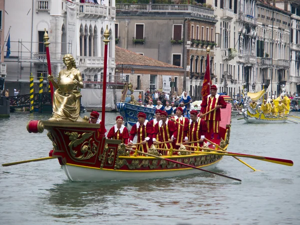 Venedig, Italien - September 2011 - historische Regatta von Venedig 4 — Stockfoto