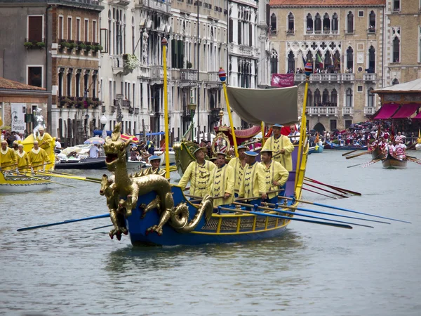 VENEZIA - SETTEMBRE 2011 - Regata Storica di Venezia 4 — Foto Stock
