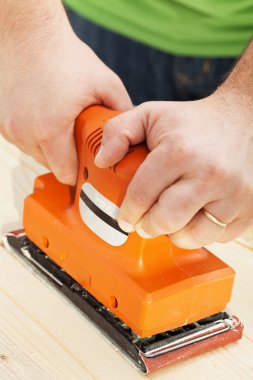 Handy sander machine clipart