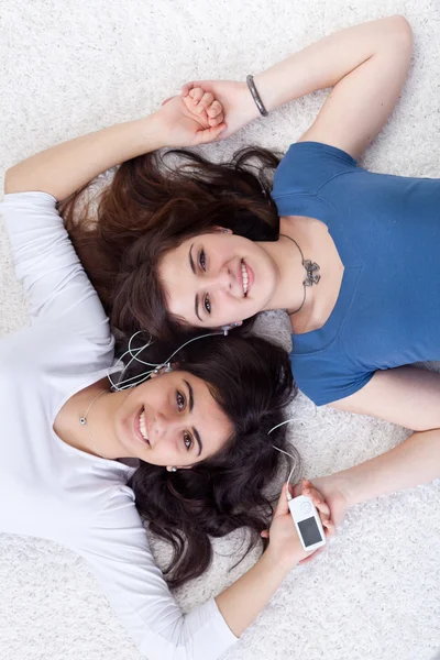 stock image Young girls or woman relaxing