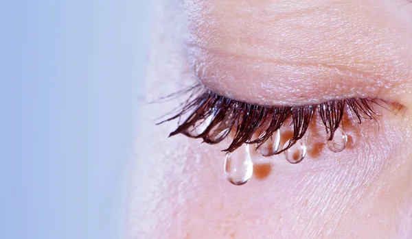 Kobieta płacząc — Zdjęcie stockowe
