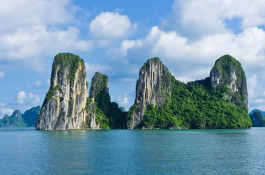 Islands in Halong Bay clipart