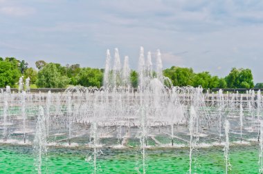 Big Fountain in Tsaritsino Park, Moscow clipart