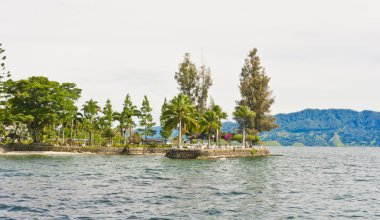 Samosir lake Toba, sumatra Adası