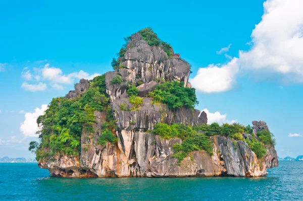 Isola nella baia di Halong — Foto Stock