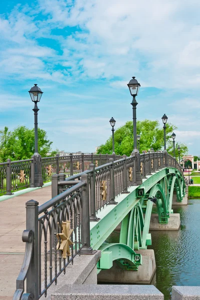 Γέφυρα στο πάρκο tsaritsino, Μόσχα — Φωτογραφία Αρχείου