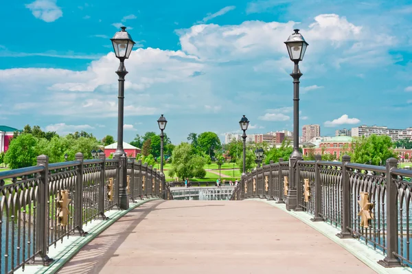 stock image Bridge in Tsaritsino Park, Moscow