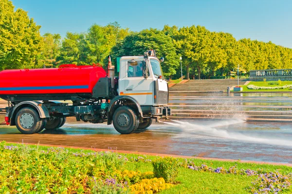 stock image Watering car