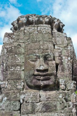 bodhisattva lokesvara, bayon Tapınağı - angkor alan taş yüzü