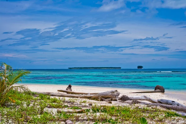 stock image Desert islands in the Indian Ocean, Banyak Archipelago