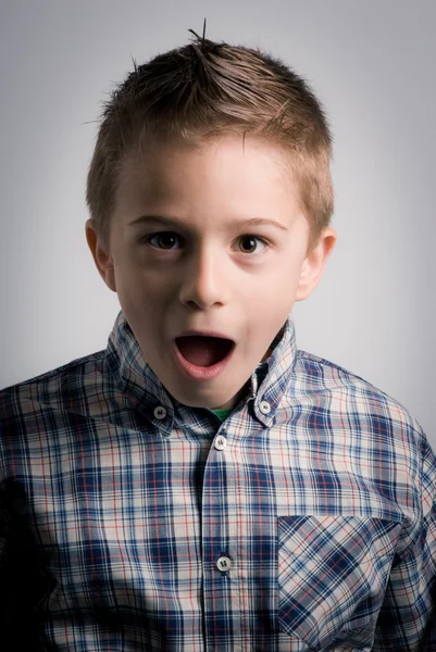 Boy surprised — Stock Photo, Image