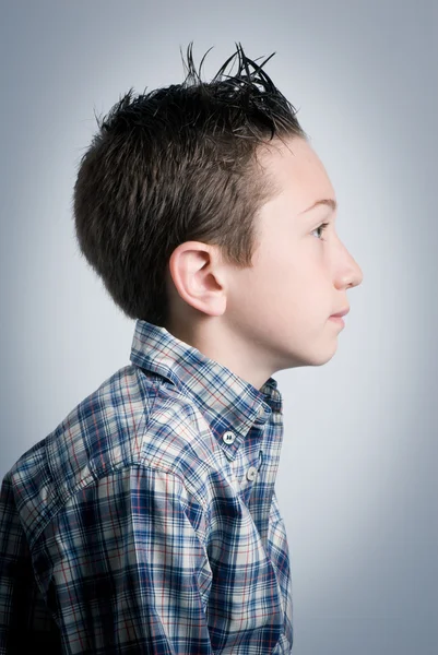 Pravá strana chlapec — Stock fotografie