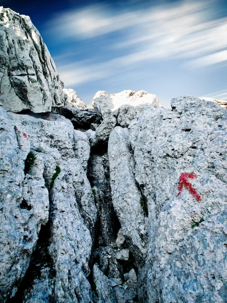 Steil pad van berg — Stok fotoğraf