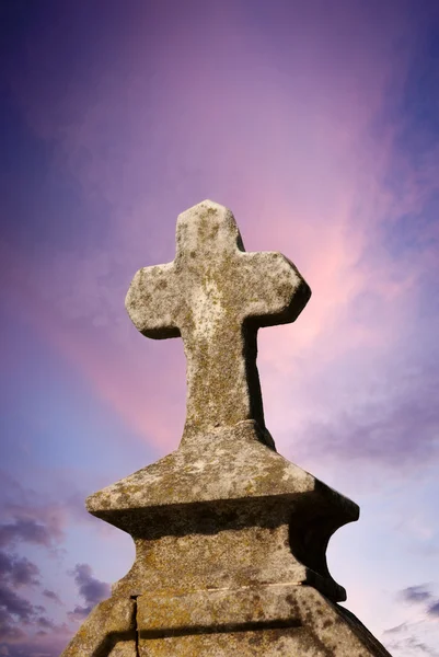 Cruz de lápida — Foto de Stock
