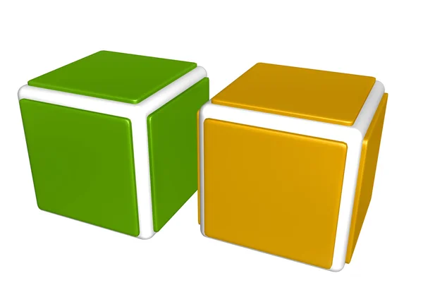 Cubos 3D — Foto de Stock