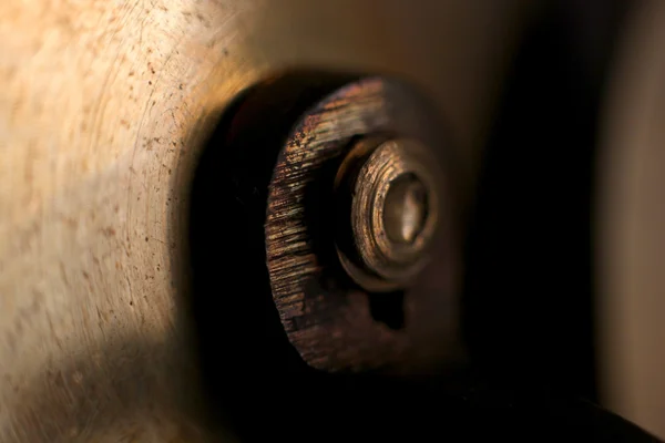 Brass rivet — Stock Photo, Image